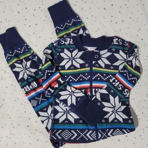 🌲Hanna Andersson Christmas Aprés Ski One-piece Pajamas | 2T | Bundle Deal!